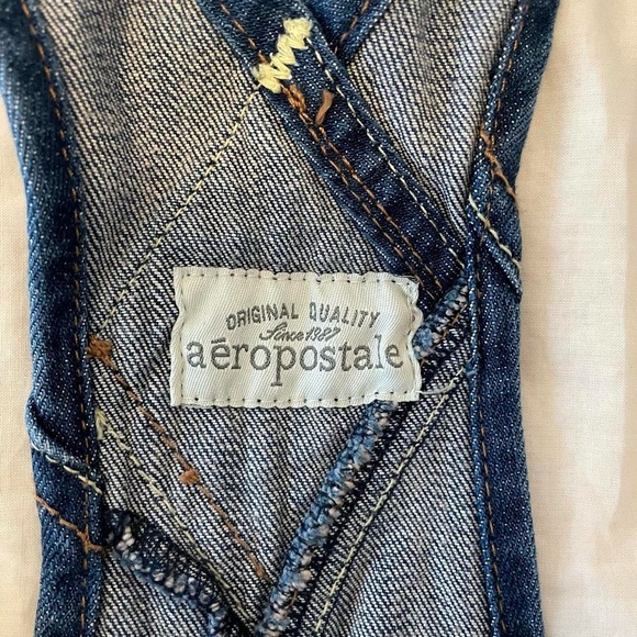 Aeropostale Women's Navy Dungarees-overalls size M - Picture 5 of 5